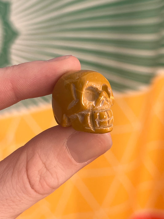 Yellow Jasper Skull | Mini