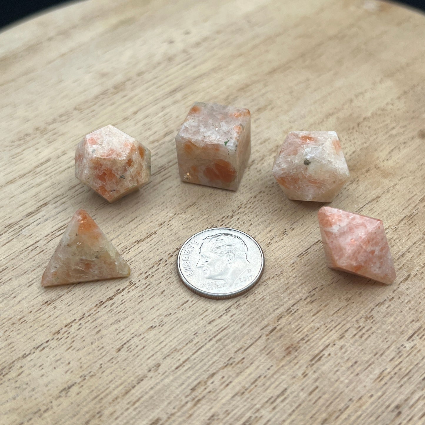 Sacred Geometry | Platonic Solids Set | Sunstone