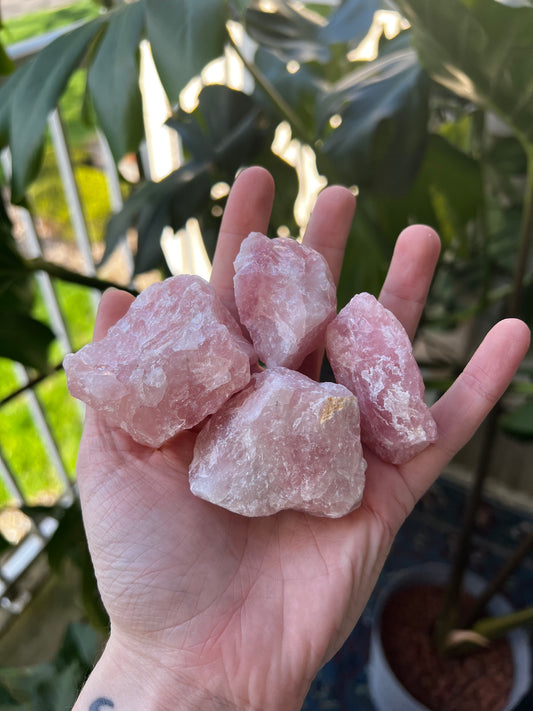 Rose Quartz Chunk