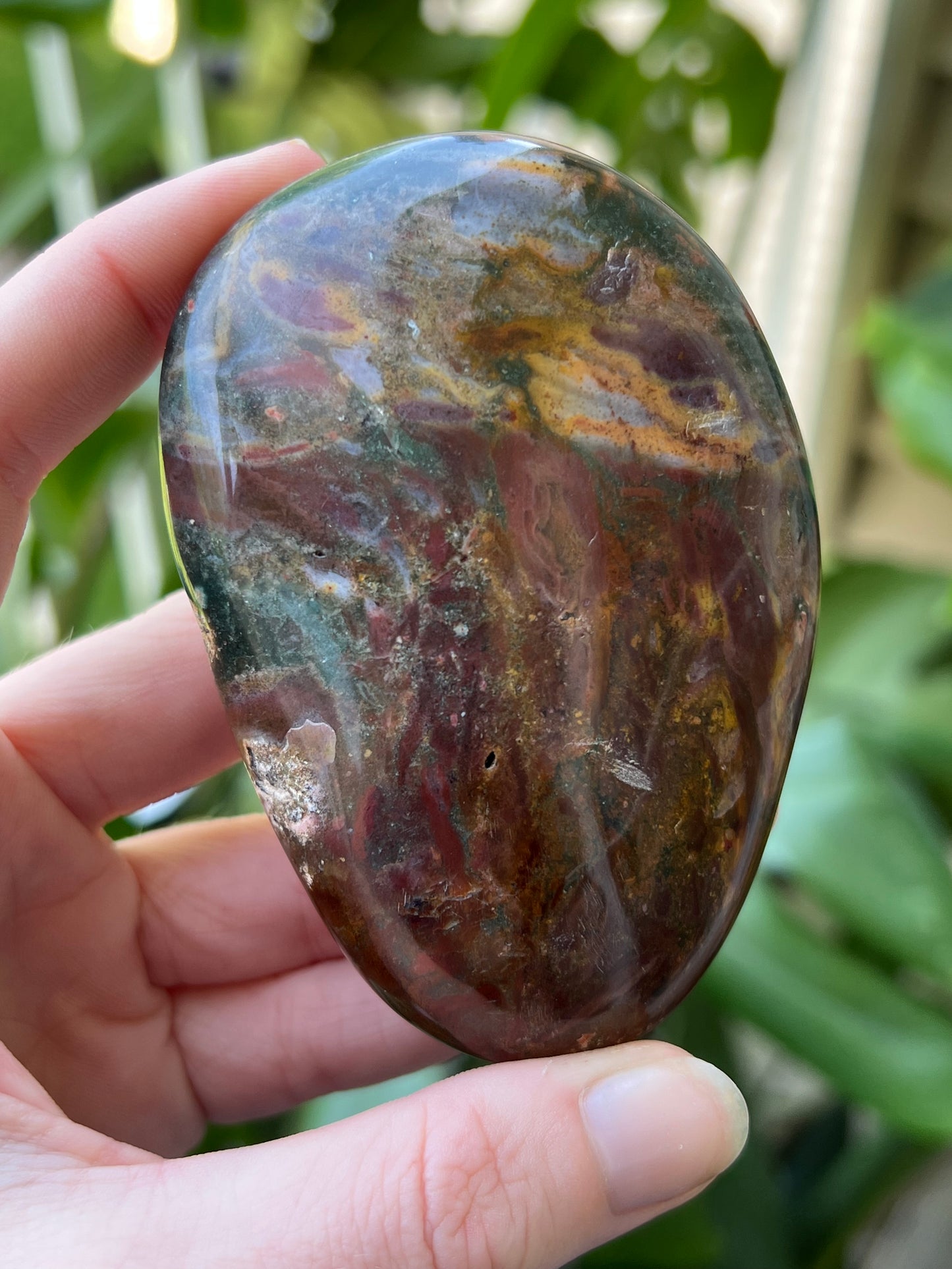 Ocean Jasper Palm Stones | Large